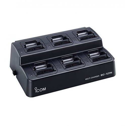 6 Unit Charger Kit/Requires BC-157S AC adapter. BC121NS