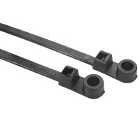 Cable Tie/Screw Mount/Black, 100 Count Bags, 8.5 long, .18 width, #10 screw, 50 lb. tensile strength. UL-ZODZ2.E64139. T50MR0C2 pack of 100 Cable Tie/Screw Mount/Black, 100 Count Bags, 8.5 long, .18 width, #10 screw, 50 lb. tensile strength. UL-ZODZ2.E64139. T50MR0C2 pack of 100