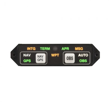 Annunciation Control Unit/28V, Horizontal with Remote Relay. For use with Garmin GPS-400/500, GNC-420/520 and GNS-430/530 models. Includes 1ea. md41-1408a and 1ea. md41-248. MD41-1408A Experimental Only Annunciation Control Unit/28V, Horizontal with Remote Relay. For use with Garmin GPS-400/500, GNC-420/520 and GNS-430/530 models. Includes 1ea. md41-1408a and 1ea. md41-248. MD41-1408A Experimental Only