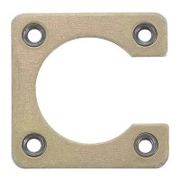 NUT RING/Shell size 10/7, 4-40 Aluminum alloy-anodized, self locking nut, steel cadmium plated. FSU-10/7