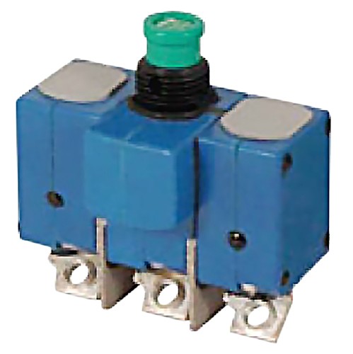7.5 Amp Klixon Circuit Breaker/Includes: Nut-washer key plate and screws for terminals.  6TC14-7.5