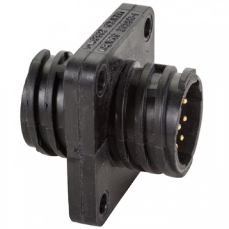 8 PIN MALE CPC FEED THRU #2 206458-1 pack of 100