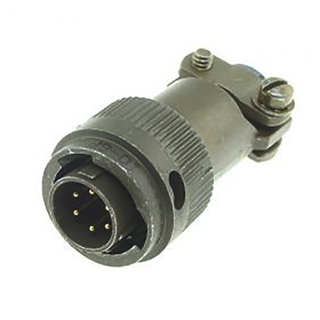 Recptacle/Female, MS3116F10-6P six contact plug, MIL-C-26482 series I with strain relief clamp. MS3116F10-6P Recptacle/Female, MS3116F10-6P six contact plug, MIL-C-26482 series I with strain relief clamp. MS3116F10-6P