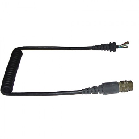 Coil Cable/With overmold and Hirose plugs for CIX100 switch case, 7 conductor, polyurethane jacket, cable outside diameter .241, coil (OD .800, retr'd 12 & min 3 ft ext'd) w/ MS3476W12-10P plug (option 9B wiring non Anr power and mike lo used as key retur Coil Cable/With overmold and Hirose plugs for CIX100 switch case, 7 conductor, polyurethane jacket, cable outside diameter .241, coil (OD .800, retr'd 12 & min 3 ft ext'd) w/ MS3476W12-10P plug (option 9B wiring non Anr power and mike lo used as key retur