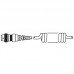 Adapter Cable/TJ-108HC biaxially shielded connector to MS3476W10-6P plug (wiring option 10) with M85049/60-1W-10 backshell, coil cable (retracted 33 and extends to 10-14ft) shielded in accordance with Sikorsky spec SS7326 CI1086W/10-K3