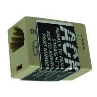 RJ11 MODULAR COUPLER/For use with E-04. E-04.10.8