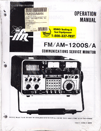 FM1200S Ops Manual