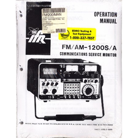 FM1200S Ops Manual FM1200S Ops Manual
