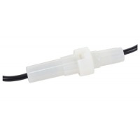 Inline Fuse Holder/twist lock, 30 Amp, 32 Volts DC, Standard Duty - 8 looped Ul 1015 wire lea ds for cut and install in-line installation, Heavy Duty - Two 4 Gxl wire leads for easy in-line installation. Accepts Sfe, Aga, Agc, Agw, and Agx Series GlassFus Inline Fuse Holder/twist lock, 30 Amp, 32 Volts DC, Standard Duty - 8 looped Ul 1015 wire lea ds for cut and install in-line installation, Heavy Duty - Two 4 Gxl wire leads for easy in-line installation. Accepts Sfe, Aga, Agc, Agw, and Agx Series GlassFus