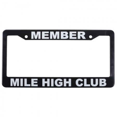 License Plate Frame/Member Mile High Club FRAME-3