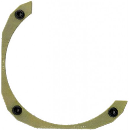 NUT RING/Instrument mounting nut ring with brass screws and nylon locking patch. Size 3.125/6-32 FSIM-02BN
