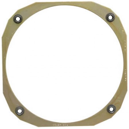 NUT RING/Instrument mounting nut ring with brass screw and nylon locking patch. Size: 2.250/6-62 FSIM-03BN