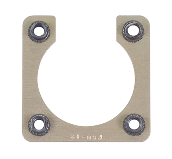 Nut Ring/Shell size 12, 4-40 Aluminum alloy-anodized, self locking nut, steel cadmium plated. FSU-12