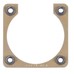 Nut Ring/Shell size 16/27, 4-40 Aluminum alloy-anodized, self locking nut, steel cadmium plated. FSU-16/27