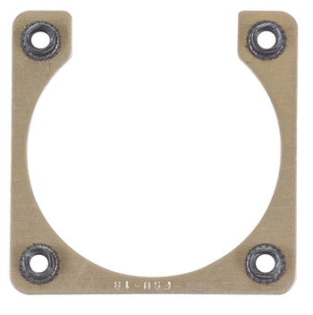 Nut Ring/Shell size 18, 4-40 Aluminum alloy-anodized, self locking nut, steel cadmium plated. FSU-18