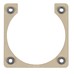 Nut Ring/Shell size 22, 4-40 Aluminum alloy-anodized, self locking nut, steel cadmium plated. FSU-22
