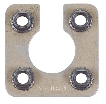 Nut Ring/Shell size 6, 4-40 Aluminum alloy-anodized, self locking nut, steel cadmium plated. FSU-6