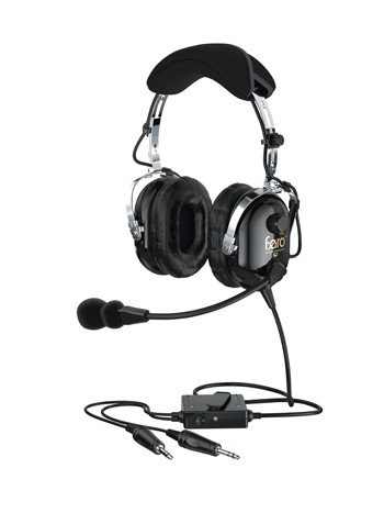 G2 Headset/Black, active noise reduction (anr), noise canceling electret mic, leather ear protection G2-ANR-GA