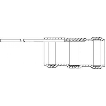 Solder Sleeve/Tin/6 Braid/.105 Dia H-MB-106T pack of 100