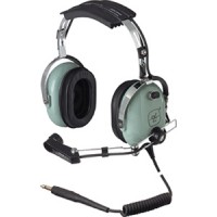 DAVID CLARK HEADSET/M-1/DC NOISE CANCELLING MIC/5' COIL CORD/PJ051 PLUG/NRR 24dB 12304G-05