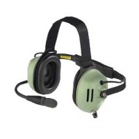 DAVID CLARK HEADSET/BEHIND THE HEAD STYLE/M-7A ELECTRET MIC/5' COIL CORD/PJ-051 PLUG/FLEX WIRE BOOM 40583G-02