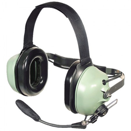 WIRELESS HEADSET/Dual ear, behind the head style. M-87 type dynamic noise cancelling microphone, dual volume control and 6' extended coil cord with military grade 7-pin belt station connector 40991G-01