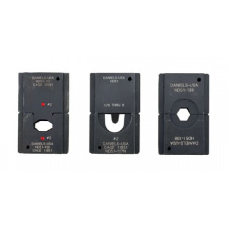 Die Set/Double indent, #8 uninsulated terminals. HD51-118N Die Set/Double indent, #8 uninsulated terminals. HD51-118N