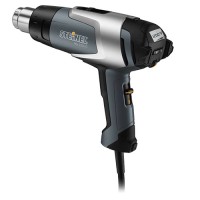 Heat Gun/Two-stage airflow, easy set temperature with toggle, LCD display, residual heat indicator, replaceable power cord, optimized weight balance, rubber stand, built in hanger. Hg 2320 E/ 110025598 Heat Gun/Two-stage airflow, easy set temperature with toggle, LCD display, residual heat indicator, replaceable power cord, optimized weight balance, rubber stand, built in hanger. Hg 2320 E/ 110025598