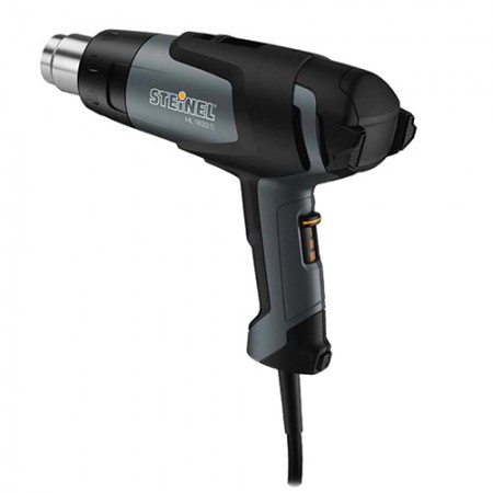 HEAT GUN/Single handed operation, digital display and audio signals, show if temperature is too hot, too cold or ideal. HL 1820 S
