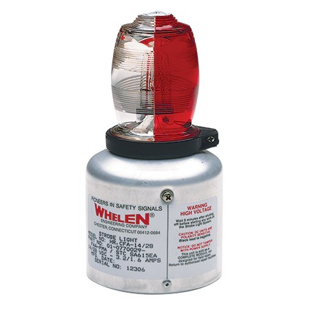 Comet Flash Strobe Light/Red and white, 7.25 tall, PMA Hrcfas Comet Flash Strobe Light/Red and white, 7.25 tall, PMA Hrcfas