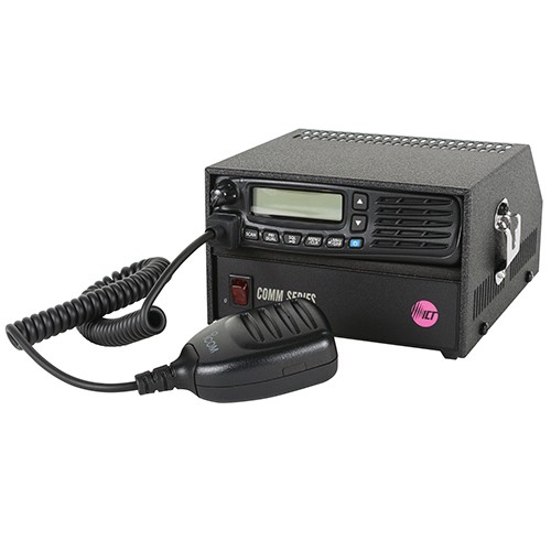 COMMERCIAL BASE STATION/760 channel, 25kHz and 8.33kHz channel pitch, with 220V power supply, cabinet for base station and hand mic. A120BE