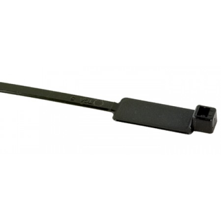 Identification Cable Tie/Black, 8 long, 1.10 width, 50 lb. strength. MS3368-1-9A. IT50R0C2 pack of 100 Identification Cable Tie/Black, 8 long, 1.10 width, 50 lb. strength. MS3368-1-9A. IT50R0C2 pack of 100