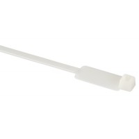 Identification Cable Tie/Natural, 8 long, 1.10 width, 50 lb. strength. MS3368-1-9A. IT50R9M4 pack of 100 Identification Cable Tie/Natural, 8 long, 1.10 width, 50 lb. strength. MS3368-1-9A. IT50R9M4 pack of 100