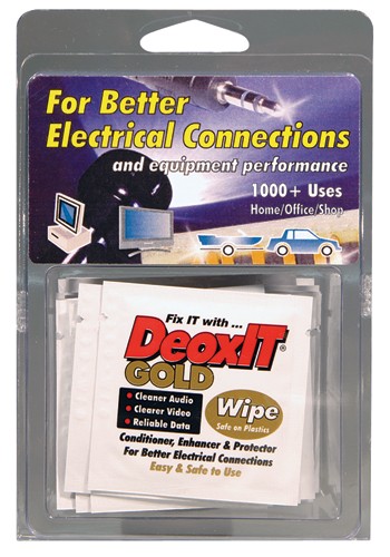 Deoxit Gold Wipes/25 Wipes K-G1W-25