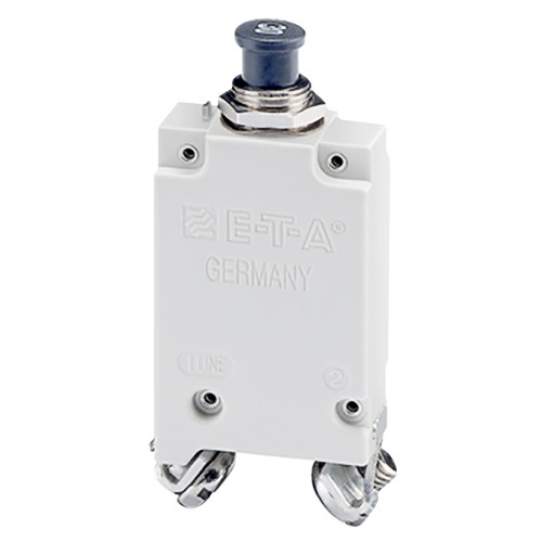 70 Amp E-T-A Circuit Breaker/Includes: Nut-washer key plate and screws for terminals.  413-K14-LN2-70A