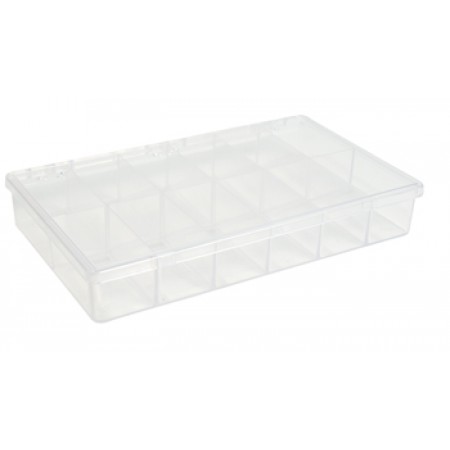 Compartment Box/Plastic, K-Resin 11 x 6-3/4 x 1-3/4 K602 Compartment Box/Plastic, K-Resin 11 x 6-3/4 x 1-3/4 K602
