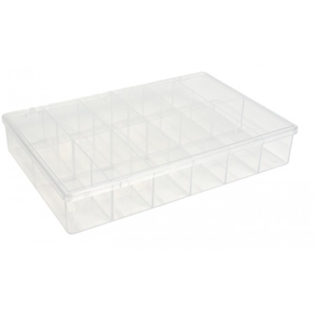 Compartment Box/Plastic, K-Resin 13-1/8  x 9 X 2-5/16 K812