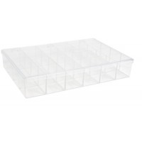 Compartment Box/Plastic, K-Resin 13-1/8 x 9 x 2-5/16 K824 Compartment Box/Plastic, K-Resin 13-1/8 x 9 x 2-5/16 K824