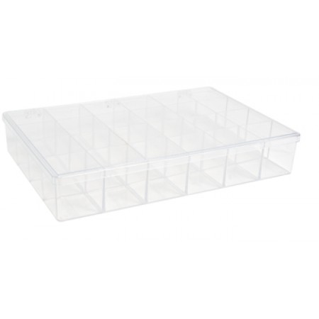 Compartment Box/Plastic, K-Resin 13-1/8 x 9 x 2-5/16 K824