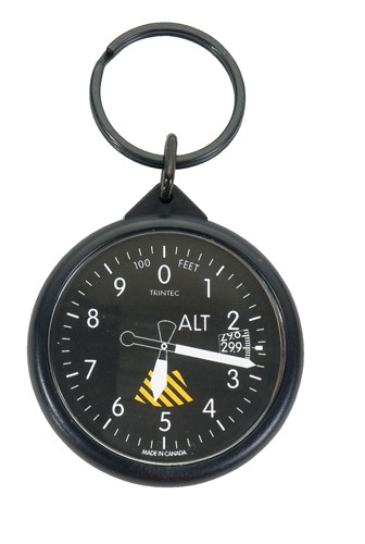 Round Altimeter Key Chain KCR60