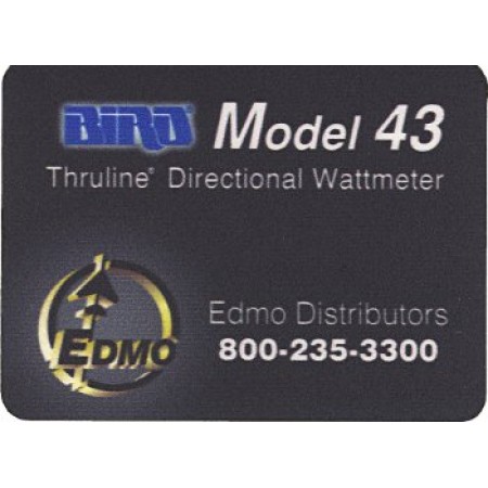 CUSTOM LABEL FOR CASE-BRD43 BIRD MODEL 43