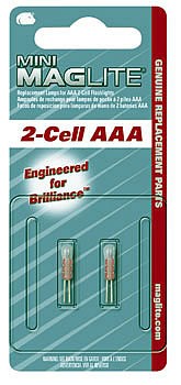 REPLACEMENT LAMPS/For use with MINI MAG-LITE Solitaire. Comes in package of 2 ea.  107-000-577