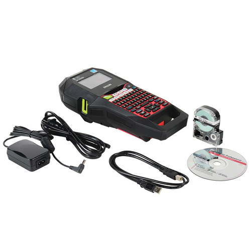 Epson Label Works LW-PX700 Label Printer Kit/Includes: printer, label editor professional software, USB cable, AC adapter, 1 ea 212BWPX cartridge and owner's manual. LW-PX700PC