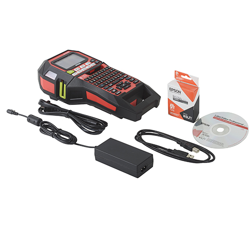Epson Label Works LW-PX900 Label Printer/Includes: LW-PX900 printer, ac adapter, USB cable, label editor professional software and manual on cd-rom, guide, 212BWPX labeling tape. LW-PX900PC