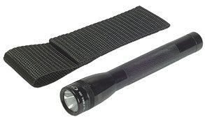 Mini Mag-Lite Holster Combo Pack/Black, includes: flashlight, polypropylene belt holster and 2 ea Aa alkaline batteries. M2A01H