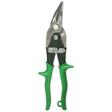 Compound Action Snips/9.75 inches, cuts straight to right, steel, green handle M2R