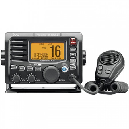 MARINE FRONT MOUNT BLACK RADIO 