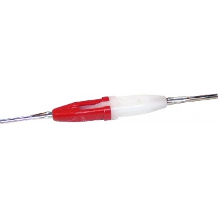 Insert/Extraction Tool/20 gauge. Plastic handle, metal tips, red and white. M81969/1-02 Insert/Extraction Tool/20 gauge. Plastic handle, metal tips, red and white. M81969/1-02