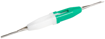 Insert/Extraction Tool/22 gauge. Plastic handle, metal tips, green and white. High Density M81969/1-04