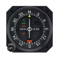 Course Deviation Indicator/3, Lighted, left-right only. For use with Garmin At CNX80, GX50/60 and SL30 models.  MD200-302